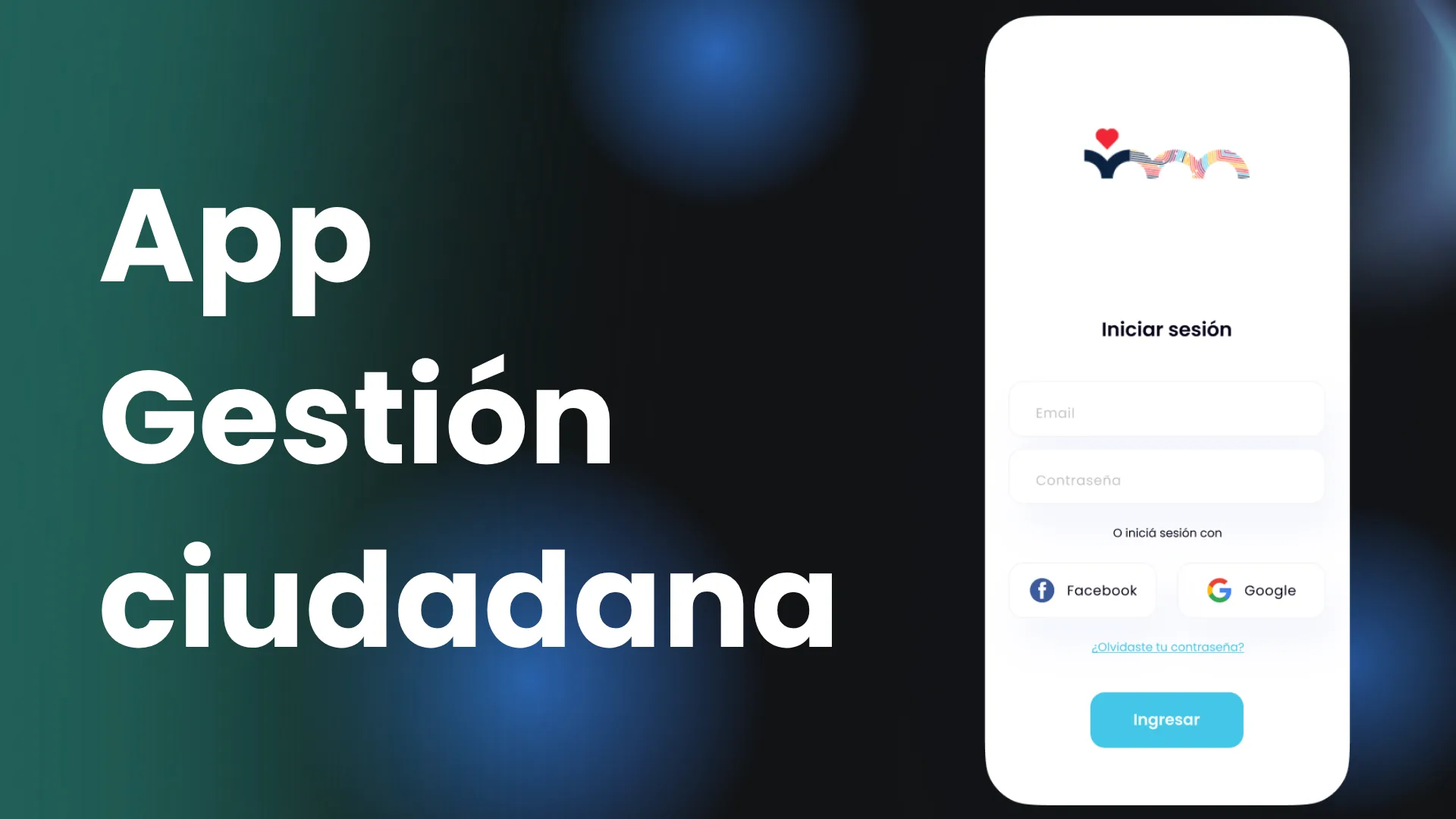 Portada de App Gestión Ciudadana